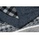 SWETER MĘSKI CIEPŁY NA POLARZE SZARO NIEBIESKI WE WZORY XXL SW733