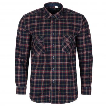 KOSZULA MĘSKA W KRATKĘ 100% BAWEŁNY MIĘKKA 3XL 45/46 KS28