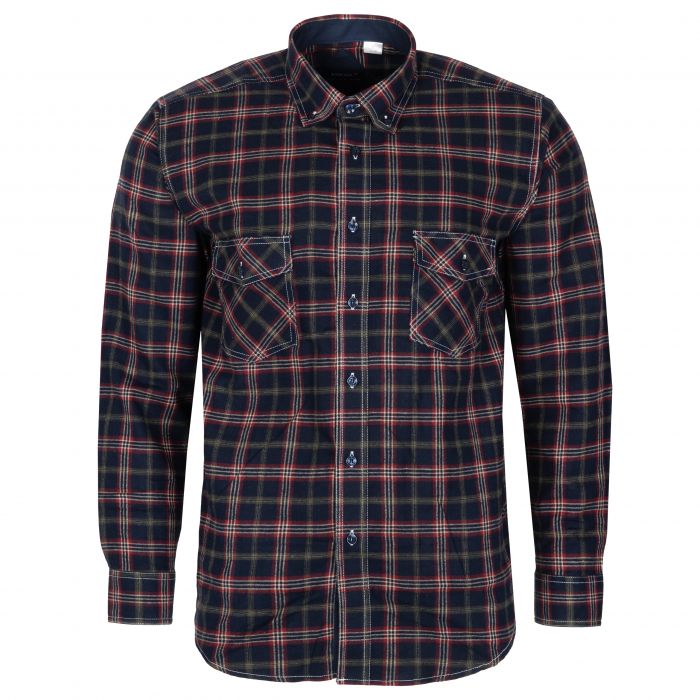 KOSZULA MĘSKA W KRATKĘ 100% BAWEŁNY MIĘKKA 3XL 45/46 KS28