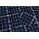 FLANELOWA KOSZULA MĘSKA W KRATKĘ BAWEŁNIANA 41/42 F133