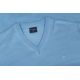 SWETER MĘSKI W SEREK BŁĘKITNY GŁADKI ROZ.M SW863