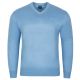 SWETER MĘSKI W SEREK BŁĘKITNY GŁADKI XXL SW863