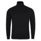 DUŻY GOLF MĘSKI WEŁNIANY CIENKI SWETER CZARNY 4XL SW509