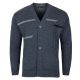 ROZPINANY SWETER MĘSKI JEANSOWY NA GUZIKI ROZ.M SW871