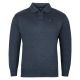 POLO SWETER MĘSKI WEŁNIANY JEANSOWY Z KOŁNIERZYKIEM XL SW872