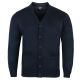 ROZPINANY SWETER MĘSKI WEŁNIANY GRANATOWY NA GUZIKI XL SW878