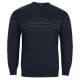 SWETER MĘSKI GRANATOWY POD SZYJĘ SZETLAND XL SW885