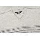 SWETER MĘSKI JASNO SZARY W SEREK SZETLAND ROZ.M SW891