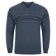SWETER MĘSKI JEANSOWY W SEREK SZETLAND ROZ.L SW894