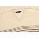 SWETER MĘSKI BEŻOWY W SEREK SZETLAND ROZ.L SW895