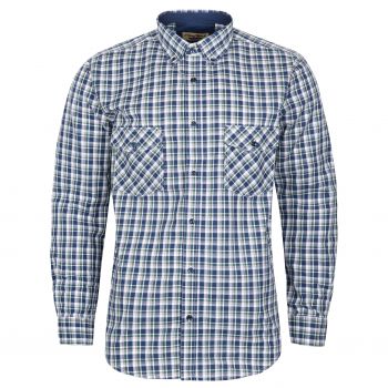 KOSZULA MĘSKA W KRATKĘ 100% BAWEŁNY DWIE KIESZENIE 3XL 45/46 FS219
