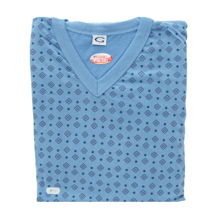 DUŻA PIŻAMA MĘSKA 100% BAWEŁNY PRODUKT POLSKI DŁUGI RĘKAW 5XL 2-70