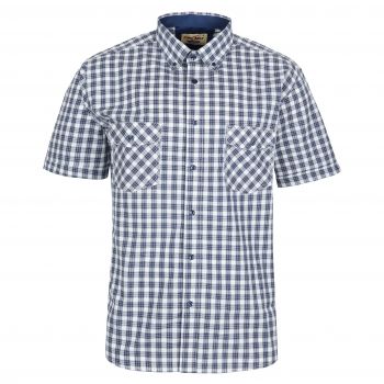 KOSZULA MĘSKA W KRATKĘ 100% BAWEŁNY DWIE KIESZENIE XL 42/43 FS187KR