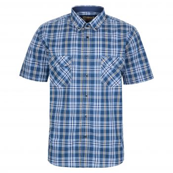 DUŻA KOSZULA SPORTOWA MĘSKA W KRATKĘ 100% BAWEŁNY 6XL 50/51 FS196KR