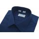 KOSZULA MĘSKA GRANATOWA JAŚNIEJSZA GŁADKA SLIM XL 43/44 176-182 MX364