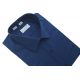 KOSZULA MĘSKA GRANATOWA JAŚNIEJSZA GŁADKA SLIM XL 43/44 176-182 MX364