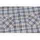 DUŻA KOSZULA MĘSKA W KRATKĘ BAWEŁNIANA A'LA LNIANA 4XL 47/48 FS200KR