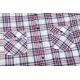 DUŻA KOSZULA MĘSKA W KRATKĘ BAWEŁNIANA A'LA LNIANA 4XL 47/48 FS201KR