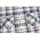 DUŻA KOSZULA MĘSKA W KRATKĘ BAWEŁNIANA A'LA LNIANA 4XL 47/48 FS203KR