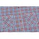 KOSZULA MĘSKA W KRATKĘ BAWEŁNIANA A'LA LNIANA 3XL 45/46 FS204KR