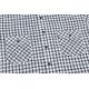 BAWEŁNIANA LNIANA KOSZULA MĘSKA W KRATKĘ KRÓTKI RĘKAW 3XL 45/46 KS43KR