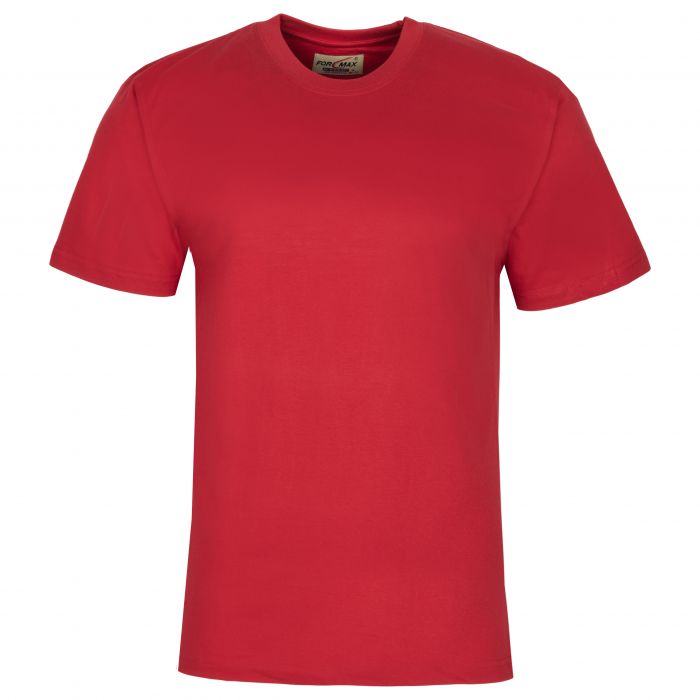 T-SHIRT CZERWONY CIEMNIEJSZY KOSZULKA 100% BAWEŁNY XXL H92