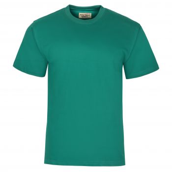 T-SHIRT ZIELONY INTENSYWNY KOSZULKA 100% BAWEŁNY XXL H90