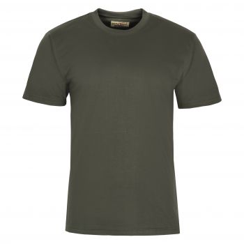 T-SHIRT OLIWKOWY CIEMNIEJSZY KOSZULKA 100% BAWEŁNY ROZ.M H87