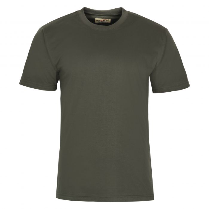 T-SHIRT OLIWKOWY CIEMNIEJSZY KOSZULKA 100% BAWEŁNY ROZ.M H87