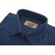 KOSZULA MĘSKA GRANATOWA W KRATKĘ NA DŁUGI RĘKAW 40 176-184 FW158