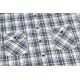 KOSZULA MĘSKA W KRATKĘ 100% BAWEŁNY DWIE KIESZENIE ROZ.M 39/40 FS170KR