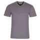 T-SHIRT MĘSKI W SEREK STALOWY BRĄZ BAWEŁNA XL H94