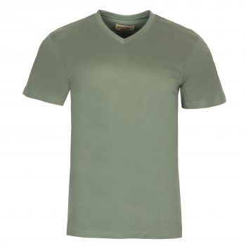 T-SHIRT MĘSKI W SEREK OLIWKOWY BAWEŁNA ROZ.L H97