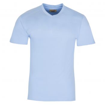 T-SHIRT MĘSKI W SEREK BŁĘKITNY JAŚNIEJSZY BAWEŁNA 3XL H98