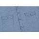 DUŻA JEANS JASNA KOSZULA MĘSKA A'LA JEANS DWIE KIESZENIE KR.RĘKAW 4XL 47/48