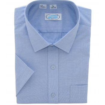 KOSZULA MĘSKA NIEBIESKA SLIM ROZ.L 41/42 170-176 MX235KR