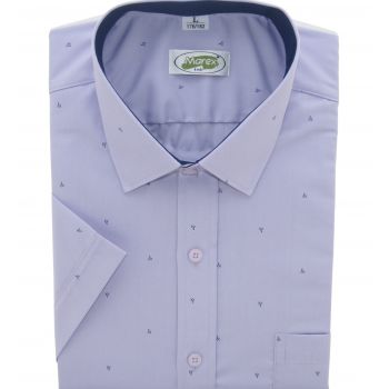 KOSZULA MĘSKA WRZOSOWA WE WZORKI REGULAR ROZ.L 41/42 176-182 MX237KR