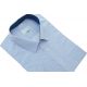 KOSZULA MĘSKA NIEBIESKA WE WZORKI SLIM XL 43/44 176-182 MX226KR