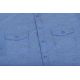 NIEBIESKA KOSZULA MĘSKA A'LA JEANS DWIE KIESZENIE KRÓTKI RĘKAW 3XL 45/46