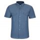 JEANSOWA KOSZULA MĘSKA A'LA JEANS DWIE KIESZENIE KRÓTKI RĘKAW 3XL 45/46