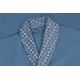 DUŻY SZLAFROK MĘSKI CIENKI BAWEŁNA JEANSOWY 4XL A141