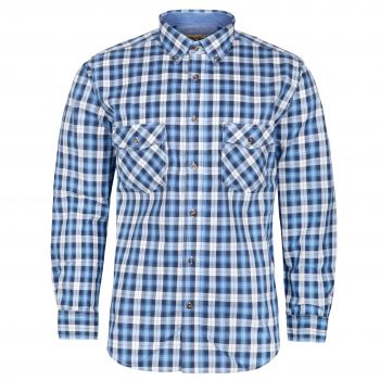 DUŻA KOSZULA SPORTOWA MĘSKA W KRATKĘ 100% BAWEŁNY 4XL 47/48 FS223