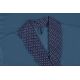 DUŻY SZLAFROK MĘSKI CIENKI 100% BAWEŁNY JEANSOWY 5XL A153