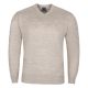 SWETER MĘSKI W SEREK BEŻOWY GŁADKI XL SW910