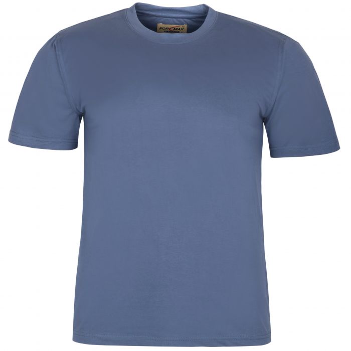 DUŻY T-SHIRT STALOWY JEANS KOSZULKA 100% BAWEŁNY 5XL H101