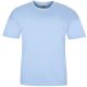 DUŻY T-SHIRT BŁĘKITNY JAŚNIEJSZY KOSZULKA 100% BAWEŁNY 5XL H107