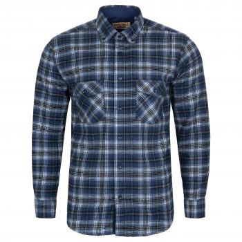 KOSZULA FLANELOWA MĘSKA W KRATKĘ 100% BAWEŁNY PORZĄDNA 3XL FF73