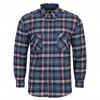 KOSZULA FLANELOWA MĘSKA W KRATKĘ 100% BAWEŁNY PORZĄDNA 3XL FF75
