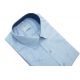 KOSZULA MĘSKA NIEBIESKA WE WZORKI SLIM ROZ.L 41/42 170-176 MX239KR