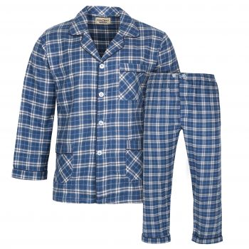 DUŻA PIŻAMA MĘSKA ROZPINANA BAWEŁNIANA MIĘKKA TKANA 5XL PM3